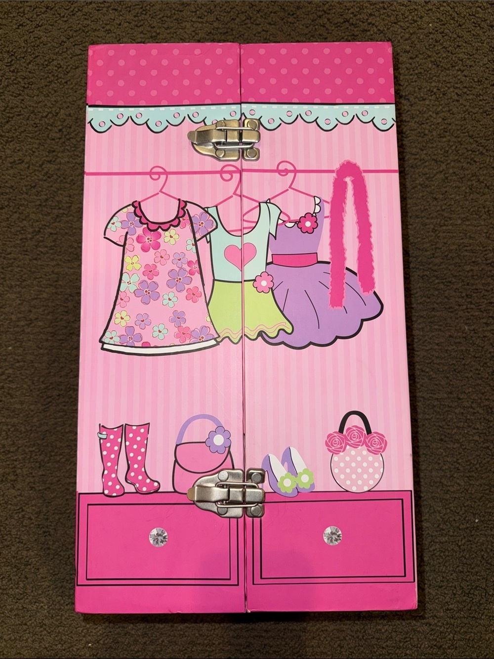 Let’s play Dress up wardrobe and doll storage NEW for American Girl dolls